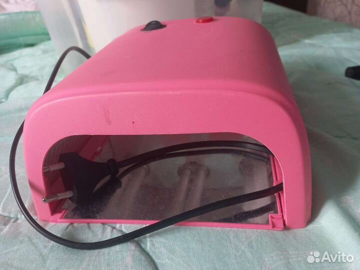 Маникюрный набор с лампой