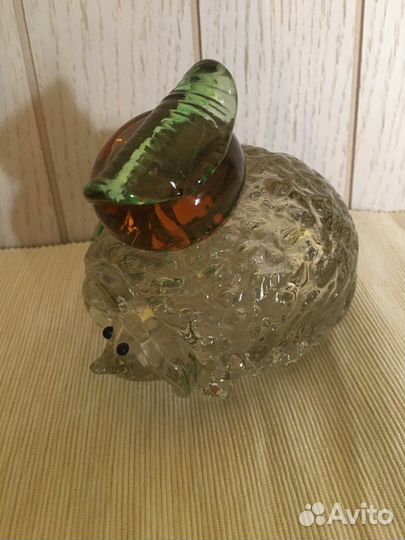 Стеклянный ёж 11 см