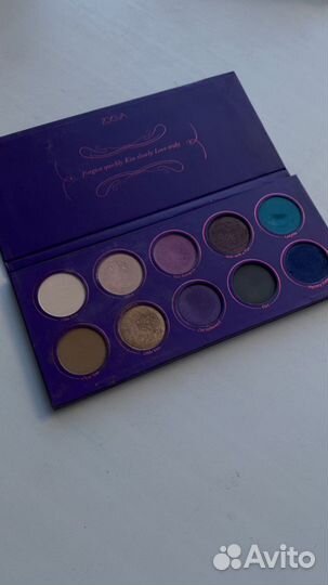 Палитра теней оригинал zoeva