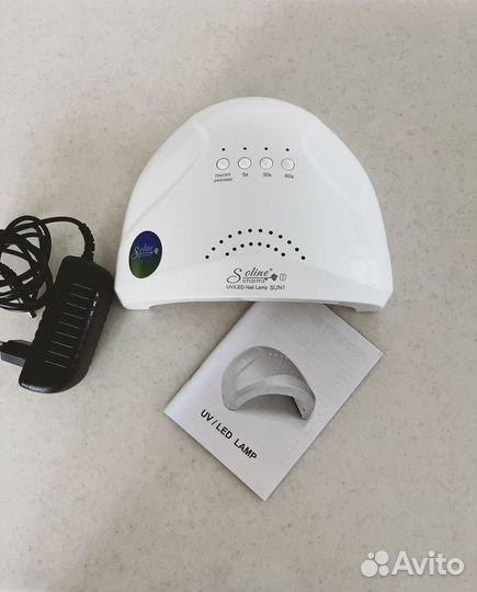Гибридная лампа для сушки ногтей Soline SUN 1