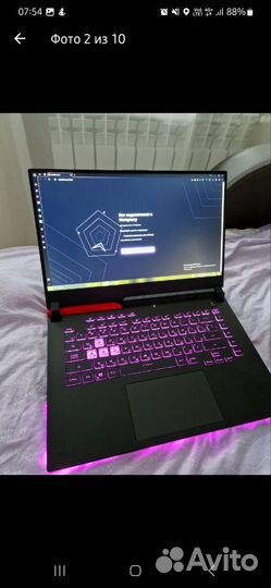 Ноутбук asus rog strix g15 advantage edition
