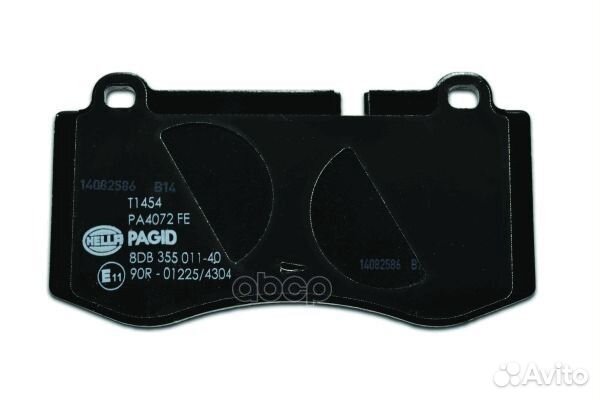 Колодки тормозные пер mercedes-benz S-class (W2