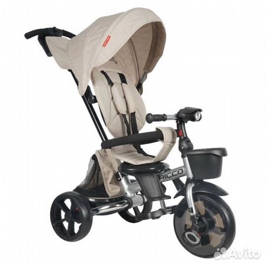 Трёхколёсный велосипед складной с ручкой Tech