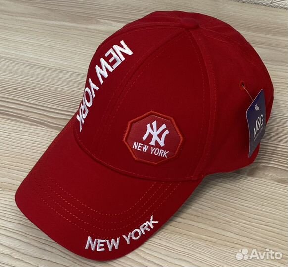 Кепка new york красная
