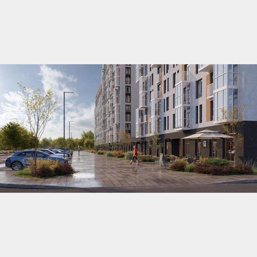 1-к. квартира, 38,9 м², 2/12 эт.