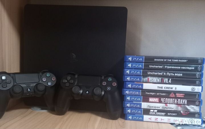 Sony Playstation 4 Slim 500 gb+500 игр