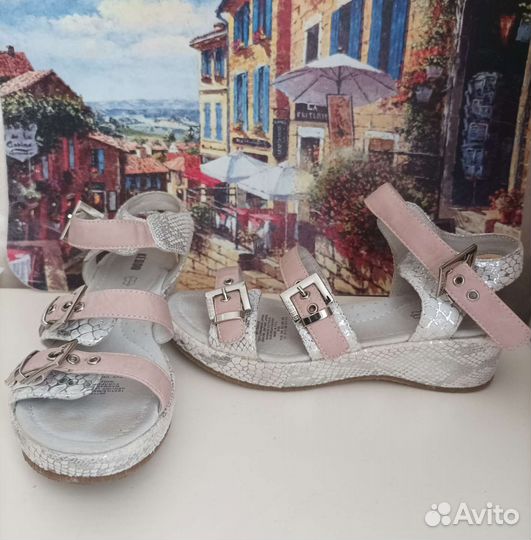 Босоножки Keddo для девочки 33 р (кожа)