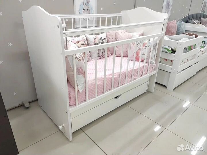 Детская кровать Рондо с выдвижным ящиком