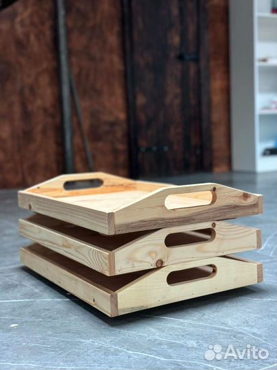 Подносы из дерева