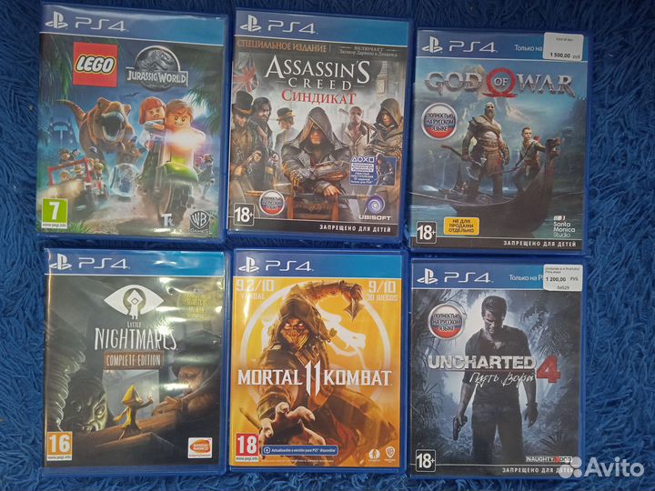 Игры для приставок ps4