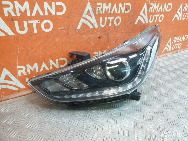 Фара левая Hyundai Solaris 2 2017-2020
