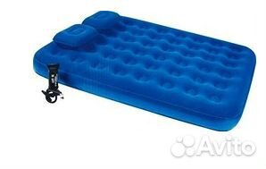 Матрас 152х203 надувной 2х.сп+насос +2 под,Новый