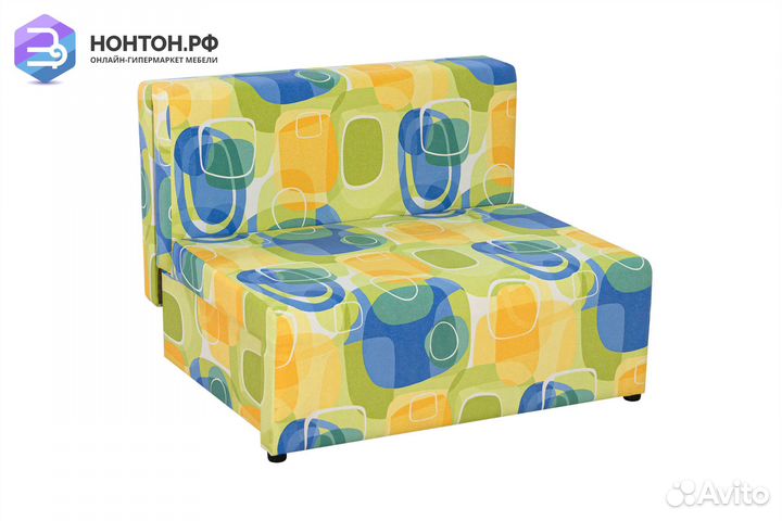 Диван еврокнижка Умка желто-голубой