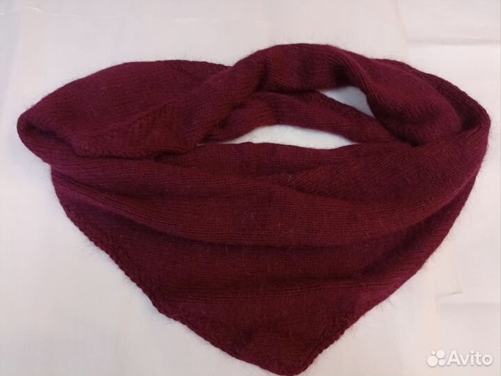 Косынка из пуха норки