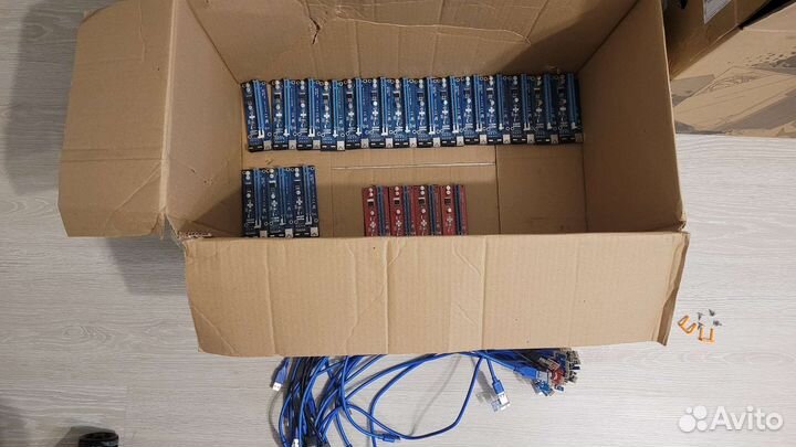 Райзера pci-e SATA и molex