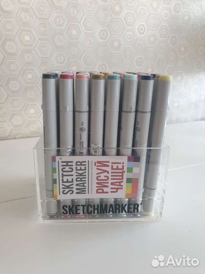 Набор двусторонних маркеров Sketchmarker 36 цветов