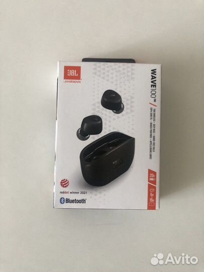 Беспроводные наушники JBL Wave 100TWS Black