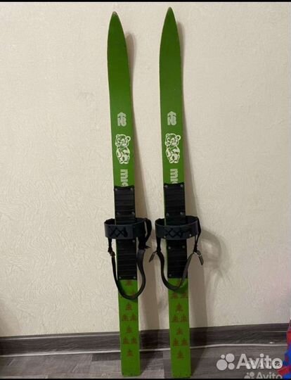 Лыжи, 95 см, б/у
