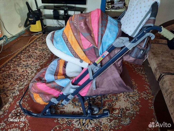 Коляска санки