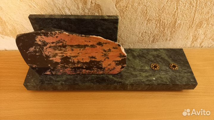 Письменный прибор СССР из природного камня