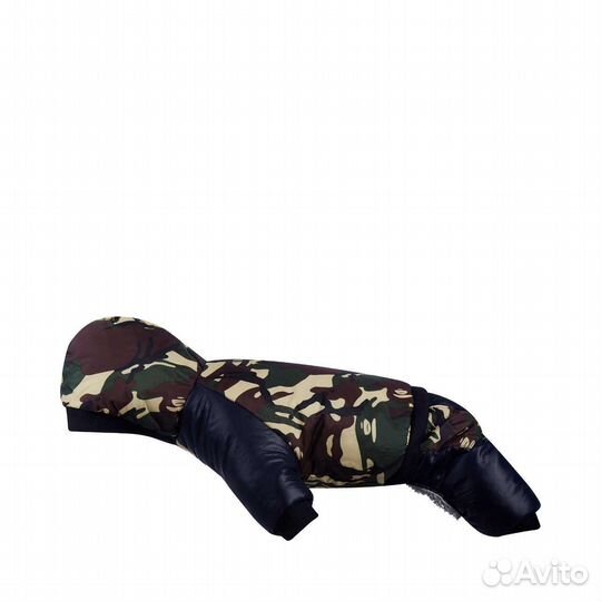 Комбинезон для собак утепленный с капюшоном