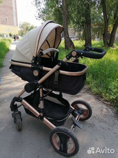 Коляска wisesonle 3 в 1 б/у