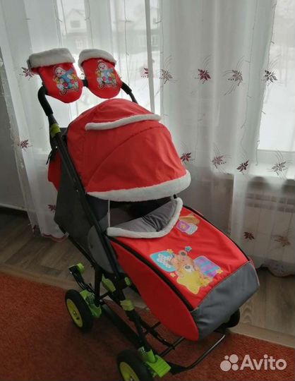 Детские санки коляска бу