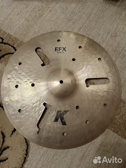 Три тарелки Zildjian EFX 18 все вместе сразу