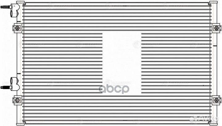 Радиатор кондиц. для а/м Chrysler PT Cruiser (00)