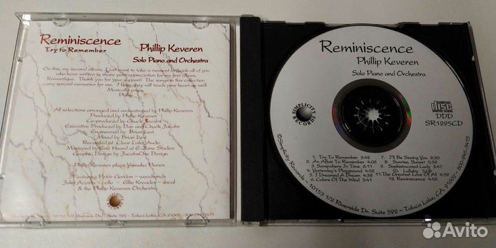 Phillip Keveren piano CD USA relax music