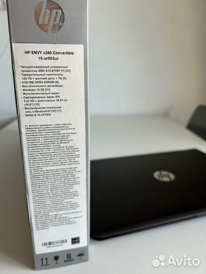 Ноутбук HP envy x360 Convertible PC