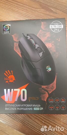 Игровая мышь bloody W70 PRO