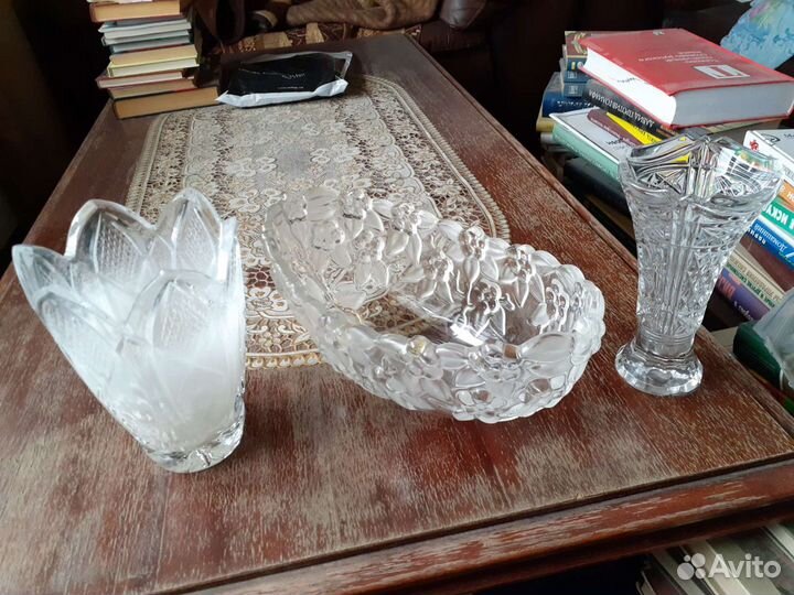 Рюмки, стопки, горшочки, хрусталь, сервиз, посуда