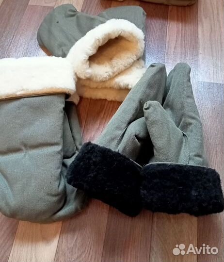 Рукавицы-шубинки. Меховые-овчина