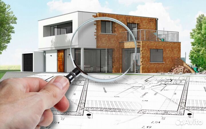 Осмотр, оценка домов, коттеджей, дач,подбор