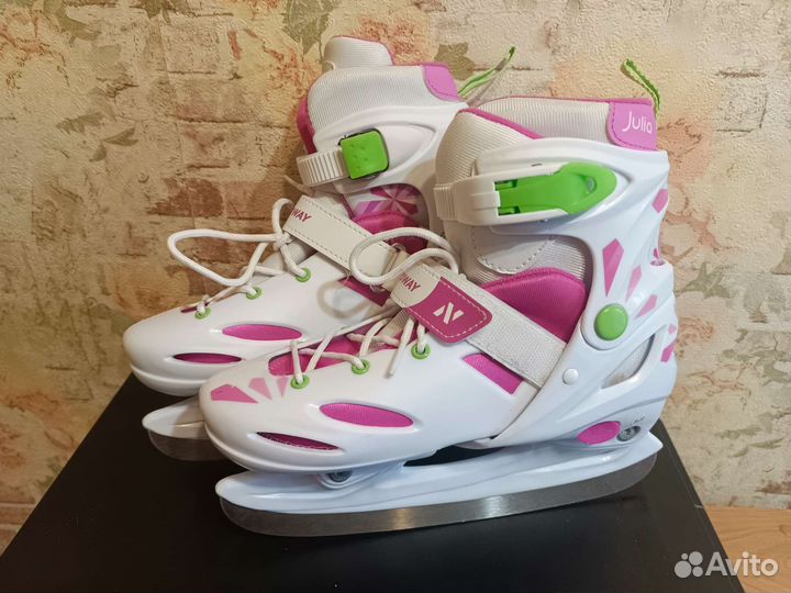 Коньки детские раздвижные 34-37 р-р