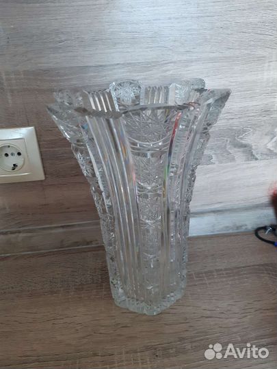 Ваза хрустальная СССР большая