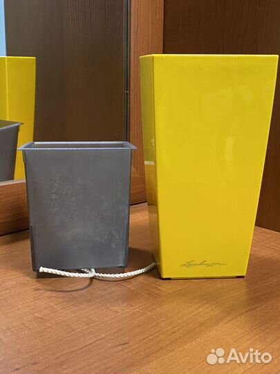 Цветочный горшок lechuza mini-cubi, б/у