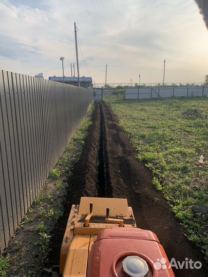 Услуги траншеекопателя