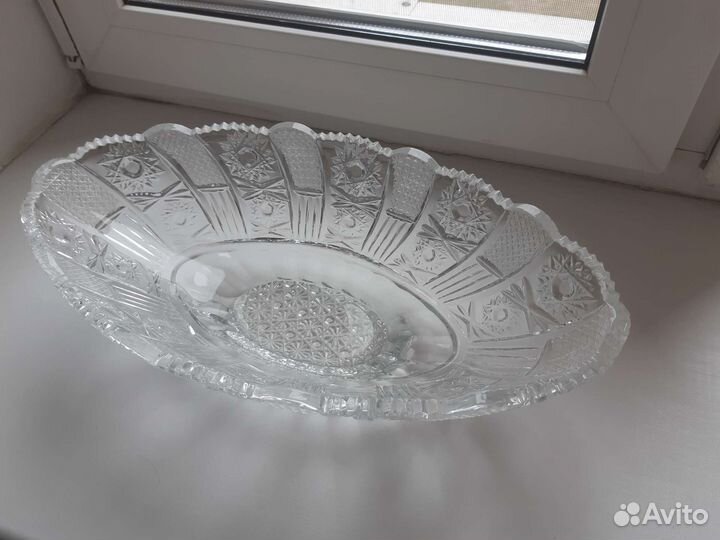 Ваза для фруктов богемия