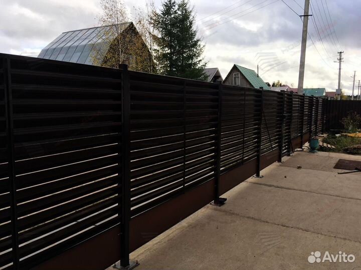Забор-жалюзи