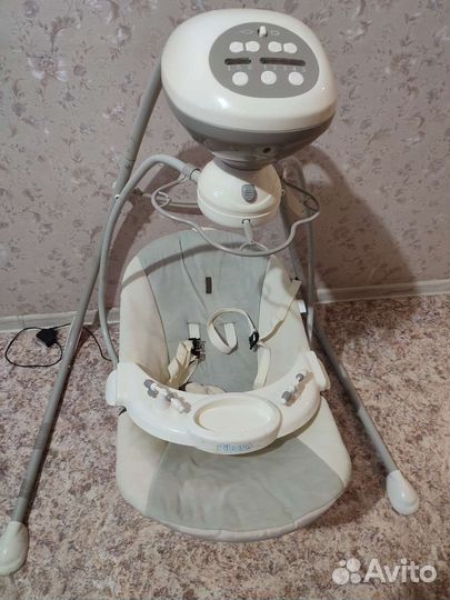 Детские электронные качели для новорожденных