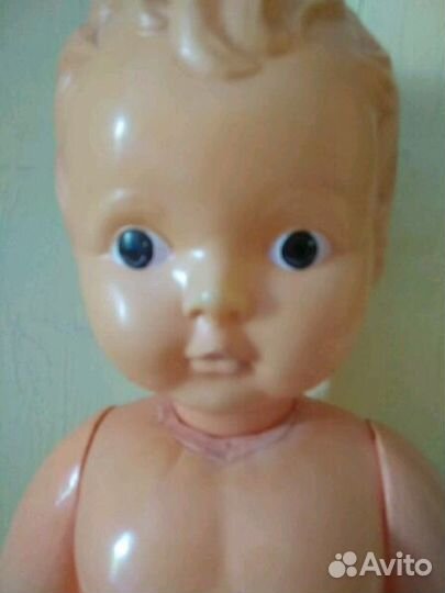 Кукла пупс СССР целлулоид 62 см