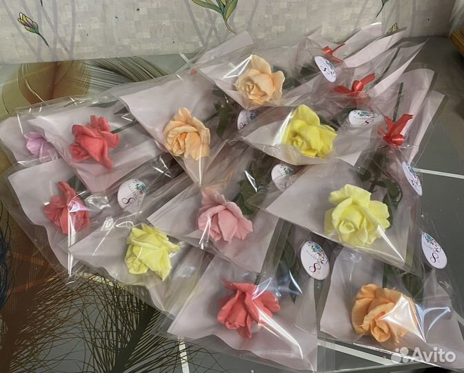 Тюльпаны. Розы. Мыло ручной работы