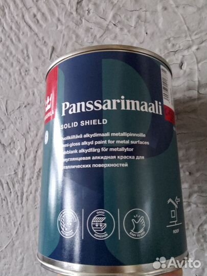 Краска для крыш Tikkurila Panssarimaali 2,7л