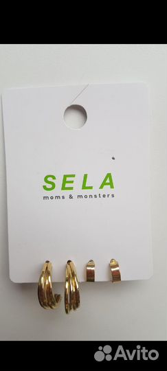 Серьги sela
