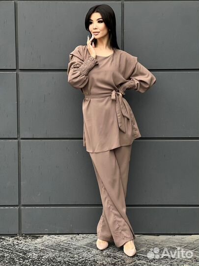 Новая женская одежда мусульманская двойка