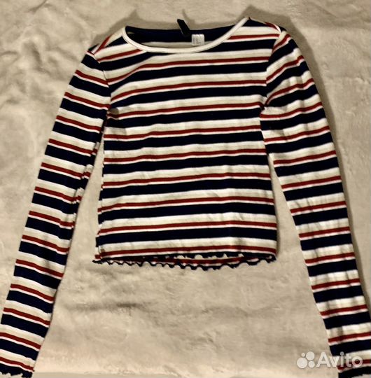 Топ в полоску