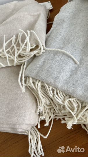 Плед бежевый Zara Home 140x190 оригинал