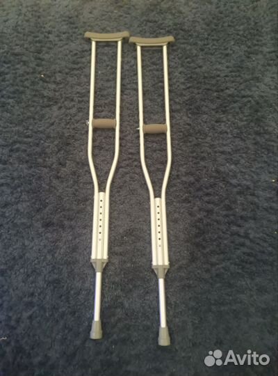 Костыли подмышечные алюминиевые